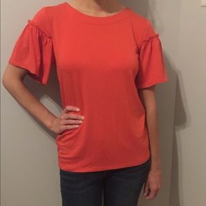 HP⚡️NWT🎃Ann Taylor Orange Blouse, Size XS